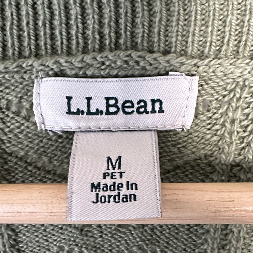 L.L. Bean Pointelle Cardigan, MP - Picture 4 of 7
